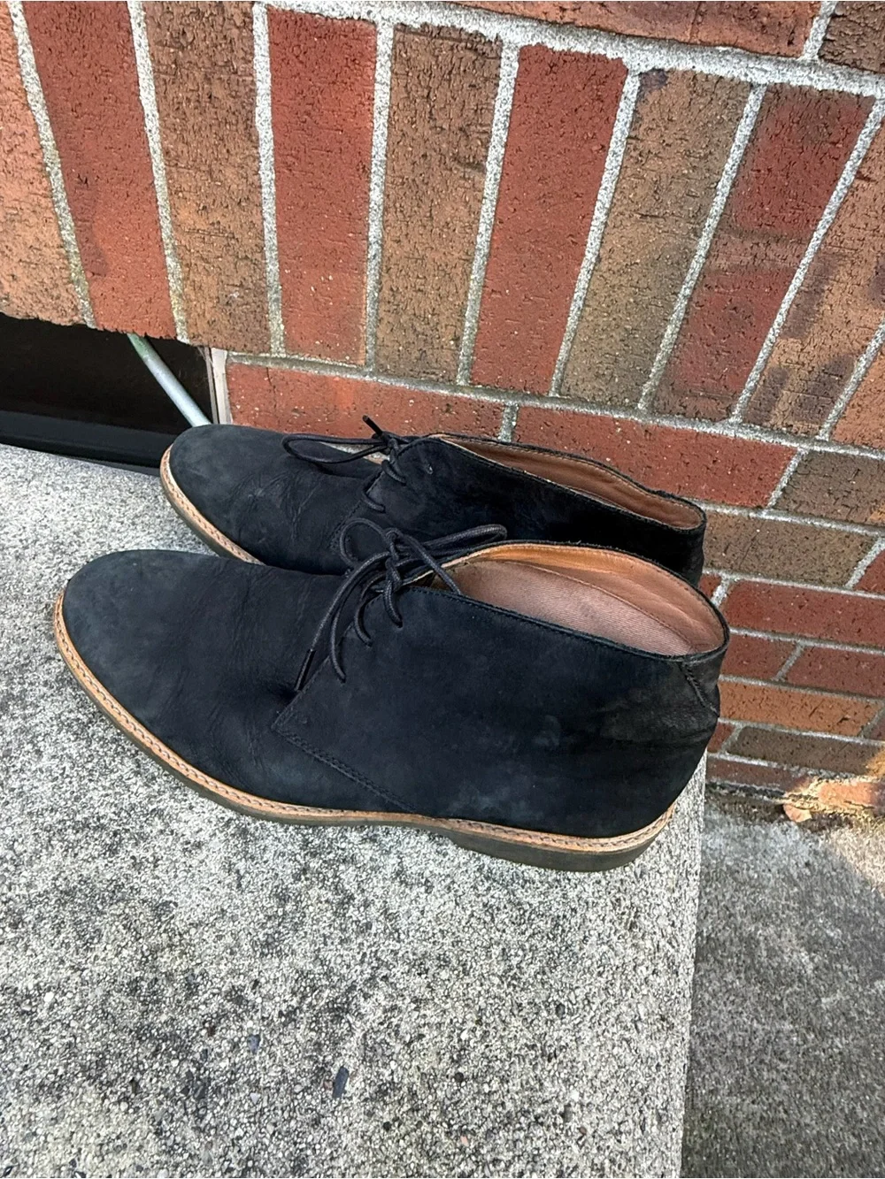 Clarks Paulson Mid Men’s Size 9.5 Black Leather Chukka Boots